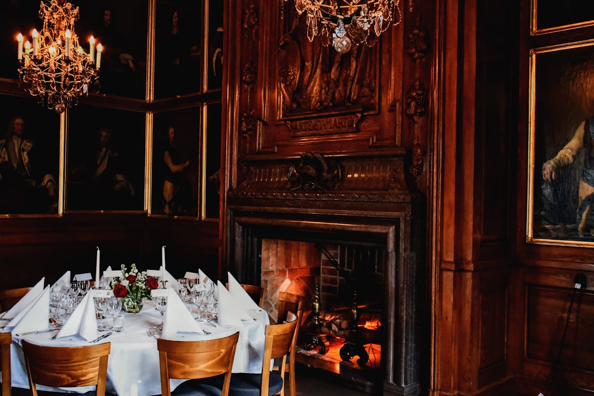 Fine catering event atmosphere